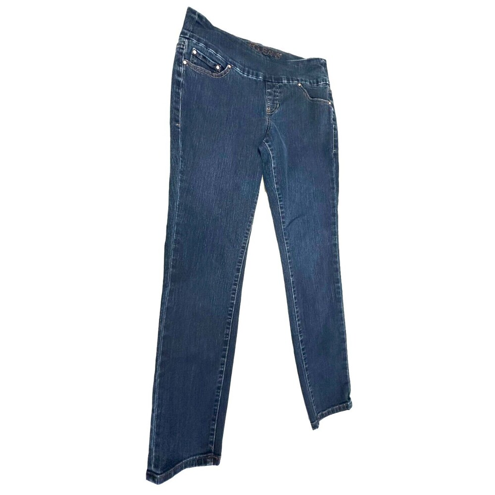 JAG WOMENS PULL ON HIGH RISE SKINNY JEANS SIZE 10